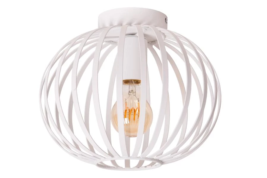 Lucide MANUELA - Deckenleuchte - Ø 25 cm - 1xE27 - Weiß - ausgeschaltet